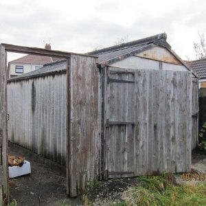 Asbestos shed removal